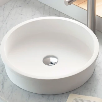 Bathco Servant Solid Surface Belted Hvit Matt 42 cm